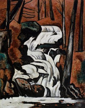 Smelt Brook Falls (1937) von Marsden Hartley von Peter Balan