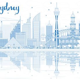 Ligne d'horizon de Sydney sur Stef van Campen
