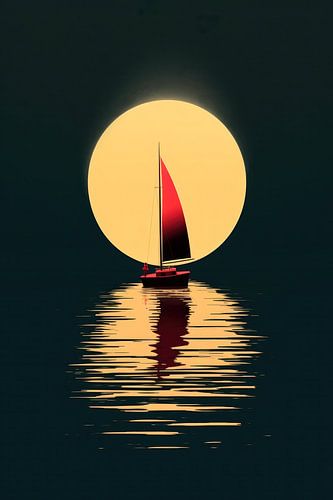 Zeilboot Zeilboot Maritiem Zee Poster Kunstdruk