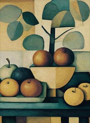 Stilleven appels en sinaasappels nr. 1