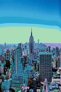 Rockefeller Gebouw New York City van The Art Kroep