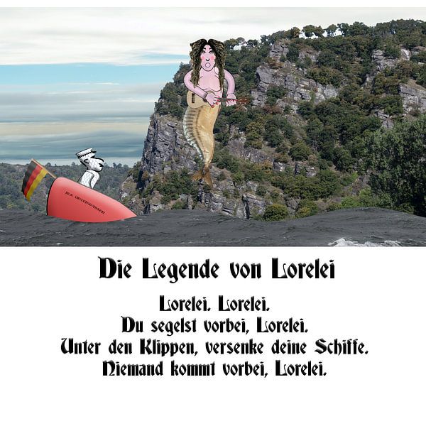 Die Legende von Lorelei. van Grüntyers .