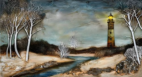 Lighthouse in the dunes