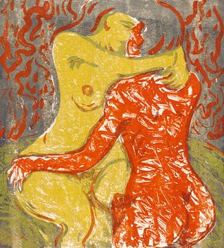 Liefdesscène, Ernst Ludwig Kirchner