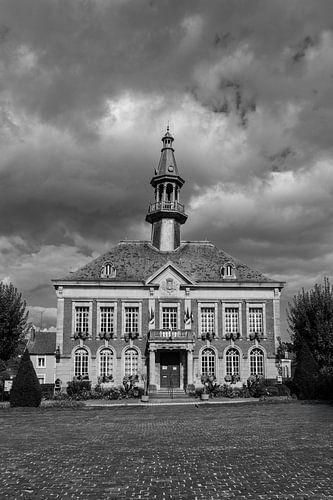 Gemeentehuis van Mouzon, Ardennen, Frankrijk