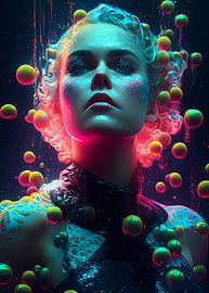 Colorful girl by San Creative