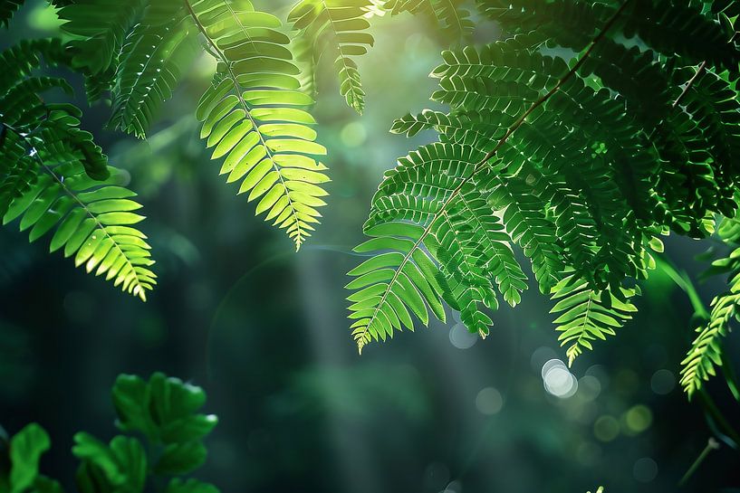 Magisches Licht im Wald von fernlichtsicht
