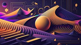 Hilly landscape by PixBox