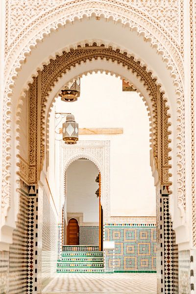 Mausoleum of Moulay Ismail in Meknes, Morocco by Melissa Peltenburg