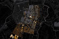 Kaart van Amstelveen abstract van Maps Are Art thumbnail
