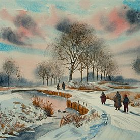 Aquarell Teil 237 von Tania Perneel