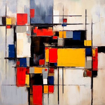 Mondriaan Inspired van Harry Hadders