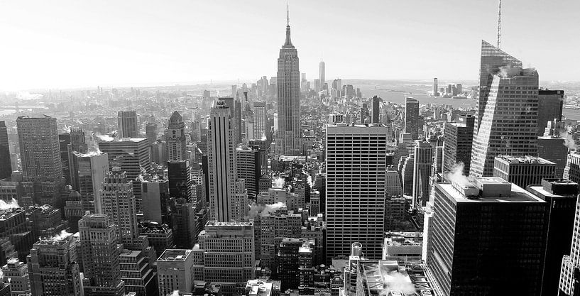New York Black and White by Ferry Krauweel