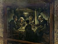Naar binnen gluren bij 'De aardappel eters' Van Vincent van Gogh en een vleugje van ons zelf.