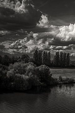 Zwart-wit landschap van Thomas Riess
