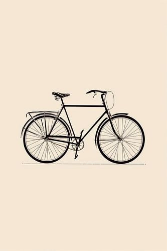 Klassisches Fahrrad-Design