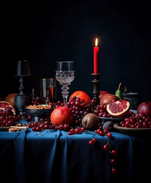 Esthetisch stilleven van fernlichtsicht