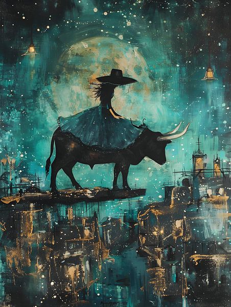 Die Frau und der Stier von Petra Dreiling-Schewe