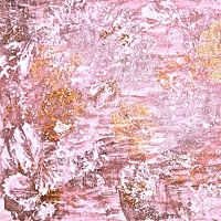Abstract Autumn In Golden Pink