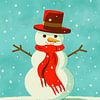 Bonhomme de neige sur Eduard Broekhuijsen