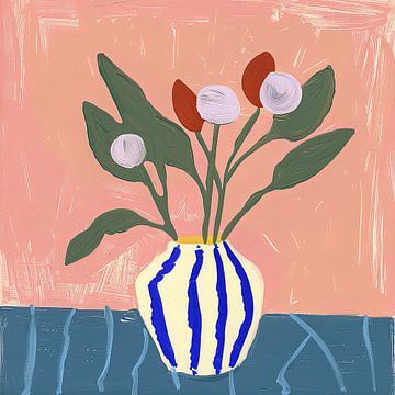 Op Henri Matisse geïnspireerde vaas van Niklas Maximilian