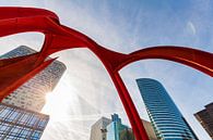 Skyscrapers at La Defense quarter in Paris by Werner Dieterich thumbnail