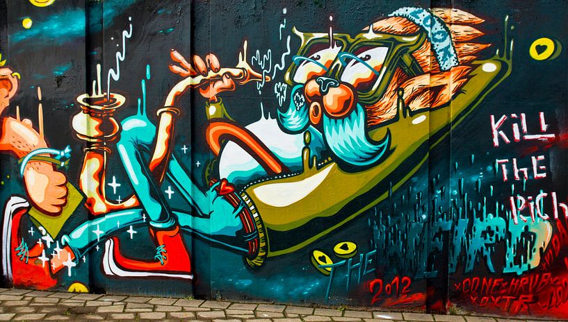 Grafitti 'Faul' von Greetje van Son