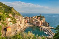 Soleil du soir à Vernazza, Cinque Terre par Michael Valjak Aperçu