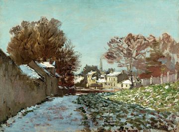 Claude Monet,Snow at Argenteuil