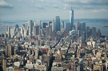 Uitzicht over New York City vanaf Empire State Building von Karin Mooren