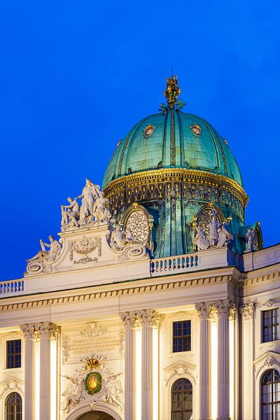 Kuppel der Hofburg in Wien von Werner Dieterich