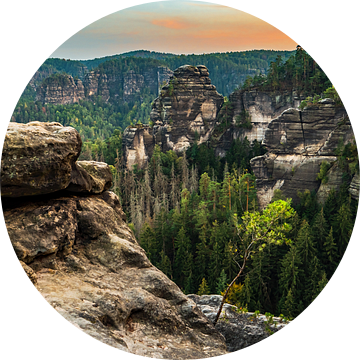 Goldsteinaussicht, Saksisch Zwitserland - Goldlochschlüchte