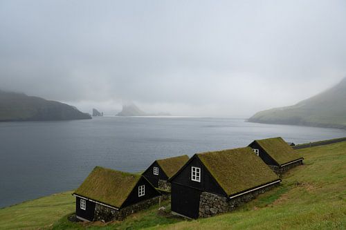 Huisjes met uitzicht over zee