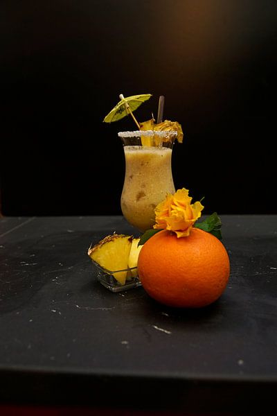 Ananas-Kokosnuss-Cocktail mit Grapefruit von Babetts Bildergalerie