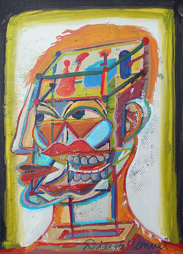man's head