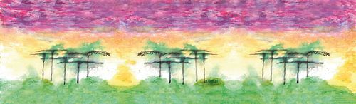 Symmetrische Landschaft