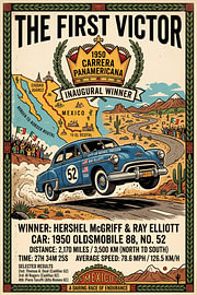 Carrera Panamericana 1950 von Ted Decker
