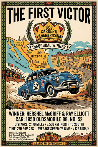 Carrera Panamericana 1950 sur Ted Decker