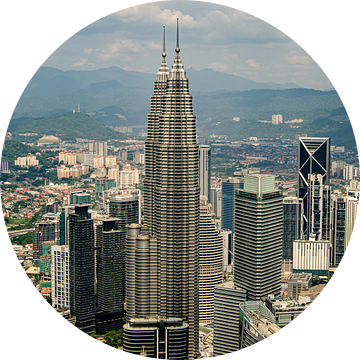 Kuala Lumpur en Petronas-torens van Dieter Walther