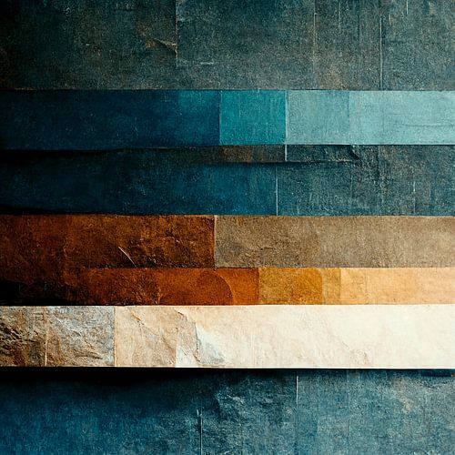 Abstract, beige, blauw, bruin, contrast, geometrie, grijs, linnen, modern, design, schilderijen
