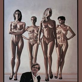 Helmut Newton Painting sur Paul Meijering