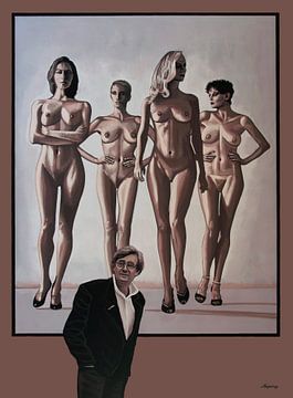 Helmut Newton Schilderij
