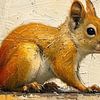 Ecureuil | écureuils sur Peintures accrocheuses
