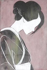 Frauenprofil | Adagio von ARTEO Gemälde