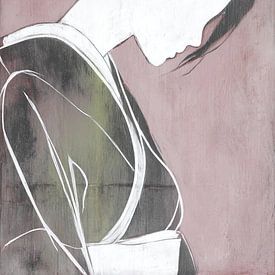 Vrouw Profiel | Adagio van ARTEO Schilderijen