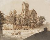 Lyngby church, Caspar David Friedrich - 1795 by Het Archief thumbnail