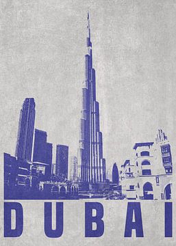 Burj Khalifa in Dubai von DEN Vector