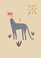 Illustratie fantasiedier xoxo