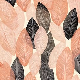 Rustieke Eenvoud van Abstract Schilderij