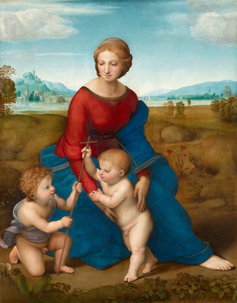 Madonna auf der Wiese, Rafaël von Meisterhafte Meister